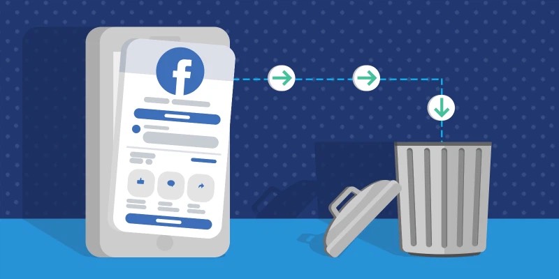 Xoá tài khoản facebook
