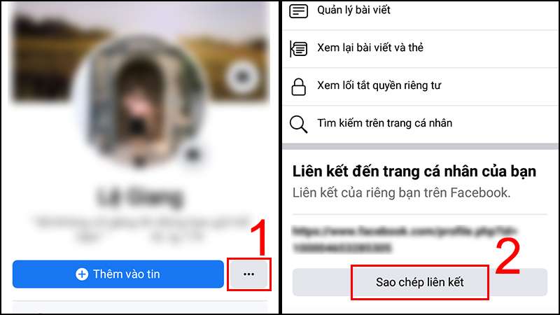 Cách Lấy Link Facebook Của Mình