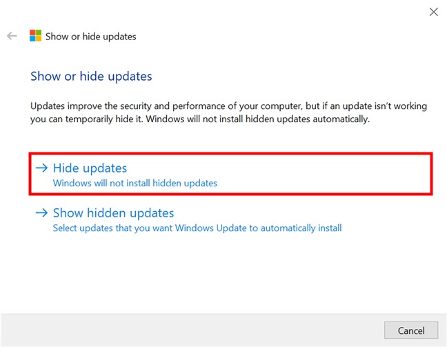 tắt update windows 10