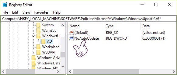 tắt update windows 10