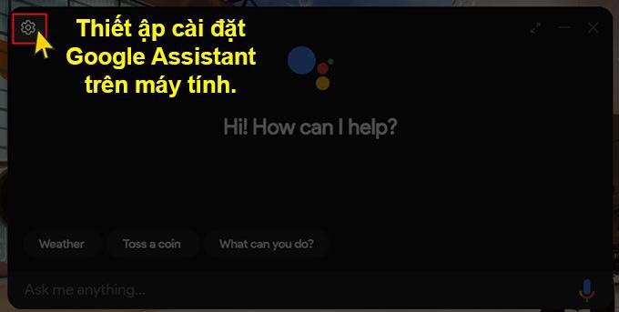 cách nói chuyện với google trên máy tính