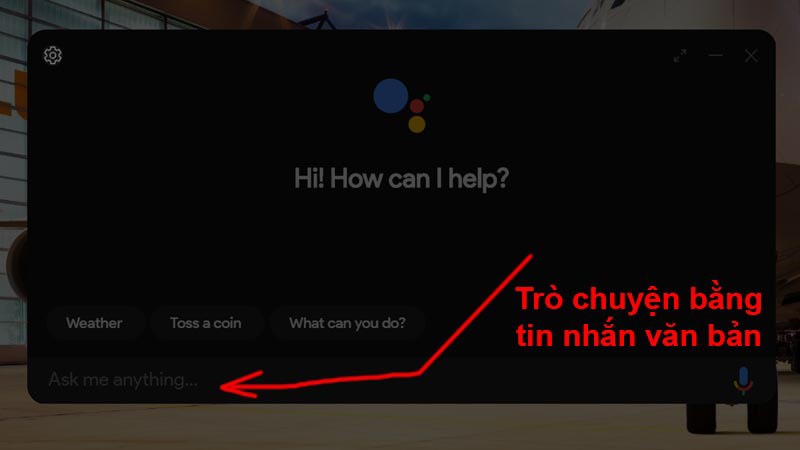 cách nói chuyện với google trên máy tính