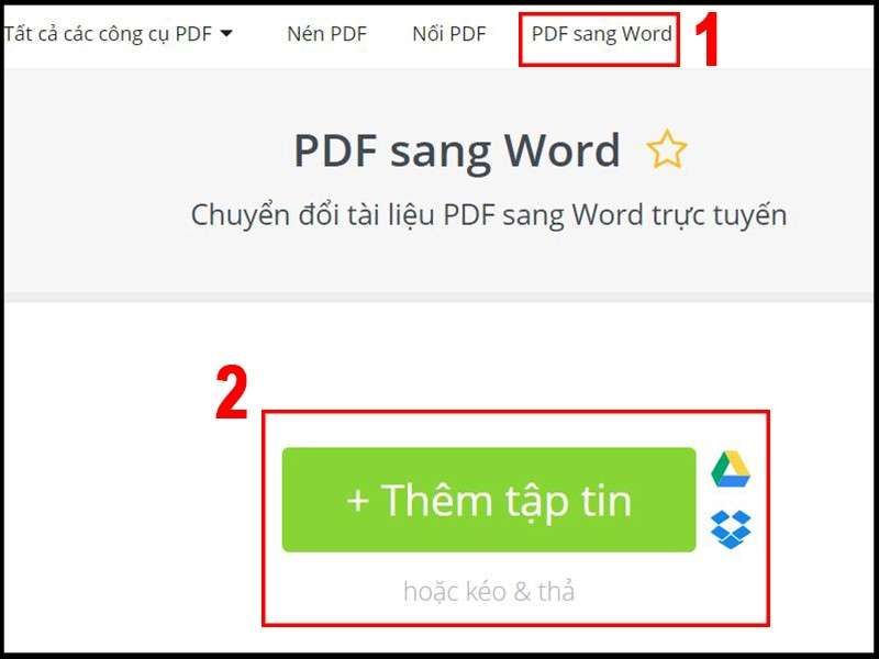 chuyển pdf sang word online không bị lỗi font