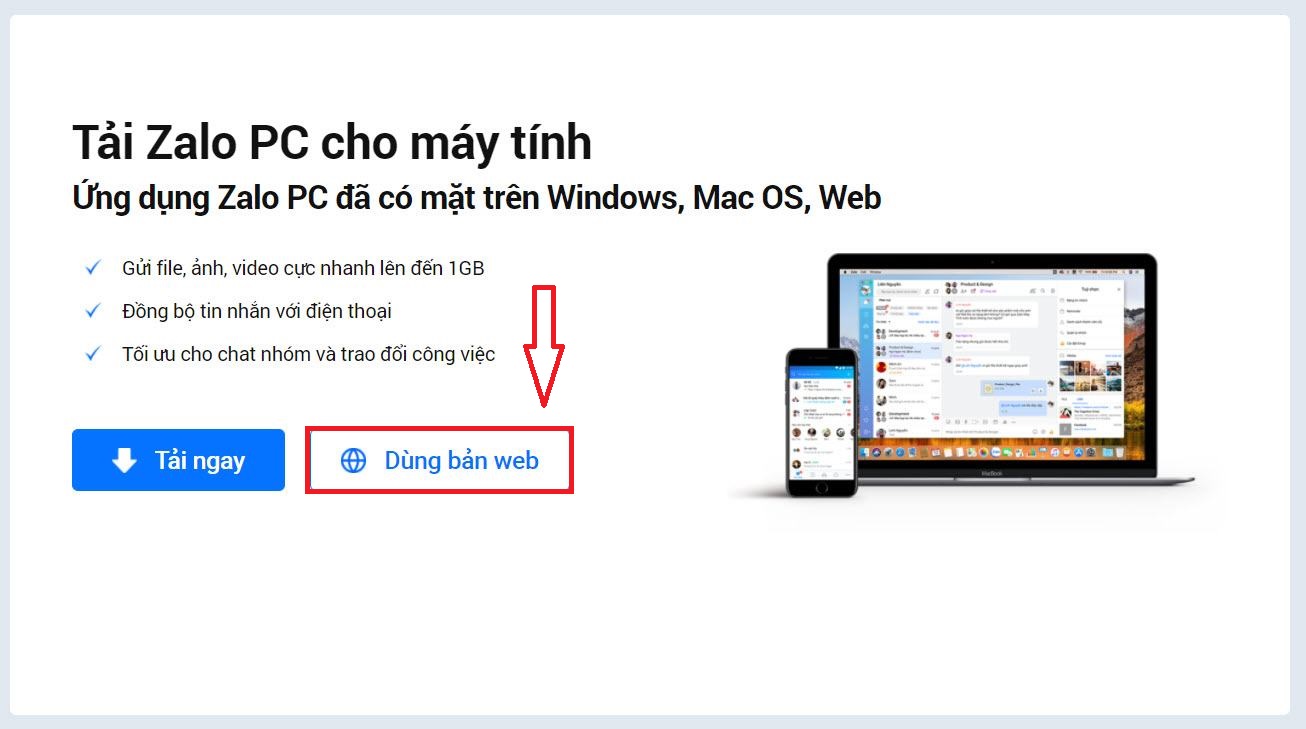 đăng nhập zalo bằng mã qr