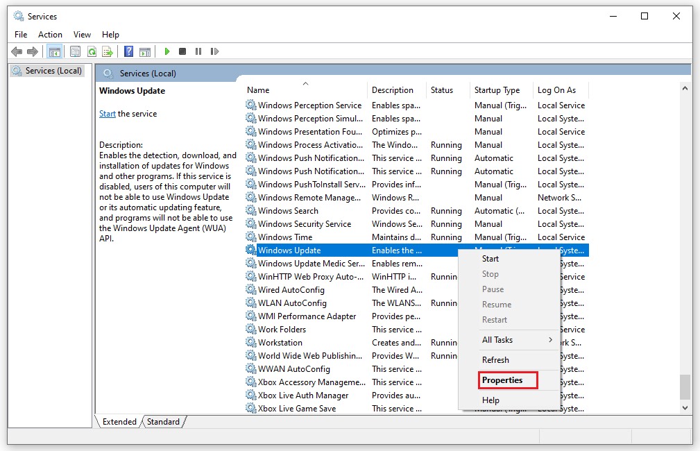 tắt update windows 10