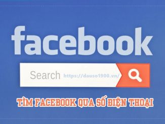 tìm Fb qua Sđt