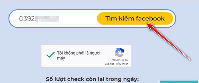 Tìm Fb qua Sđt