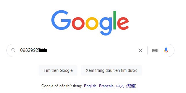 Tìm Fb qua Sđt