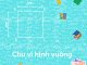 Công thức tính chu vi hình vuông