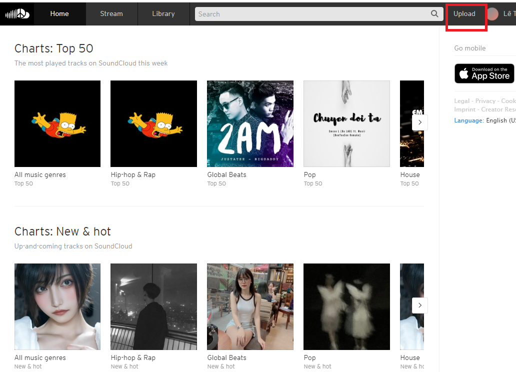 cách up nhạc lên soundcloud