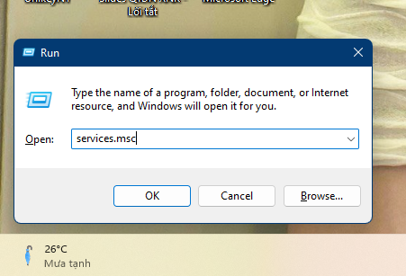 tắt các Service không cần thiết trong Win 10
