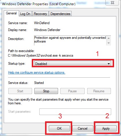 tắt các Service không cần thiết trong Win 10