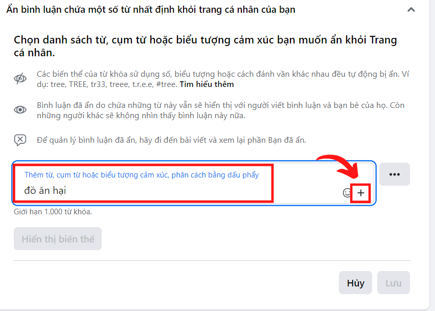 Cách ẩn bình luận trên facebook 