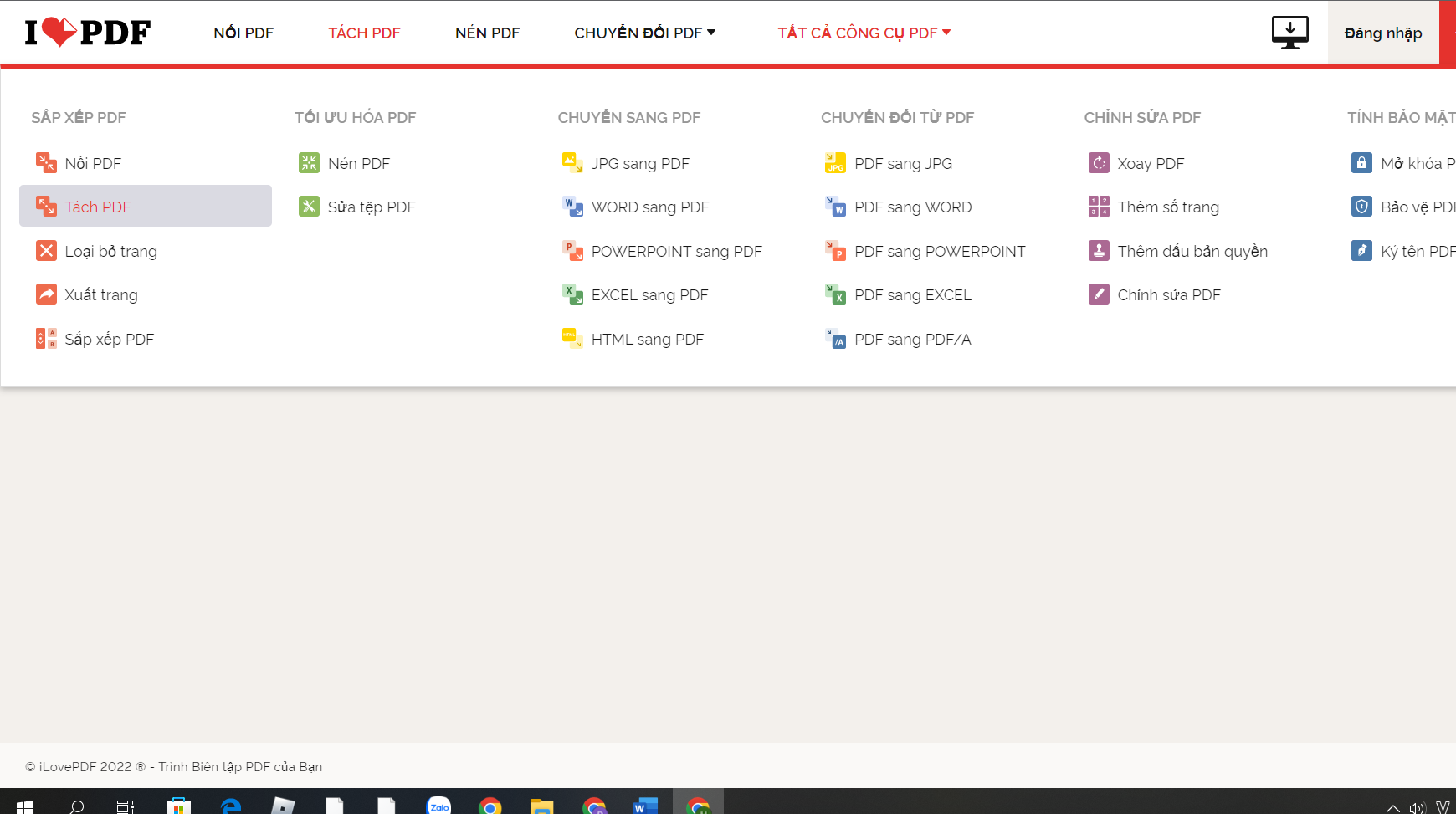 Cách cắt file pdf trên máy tính