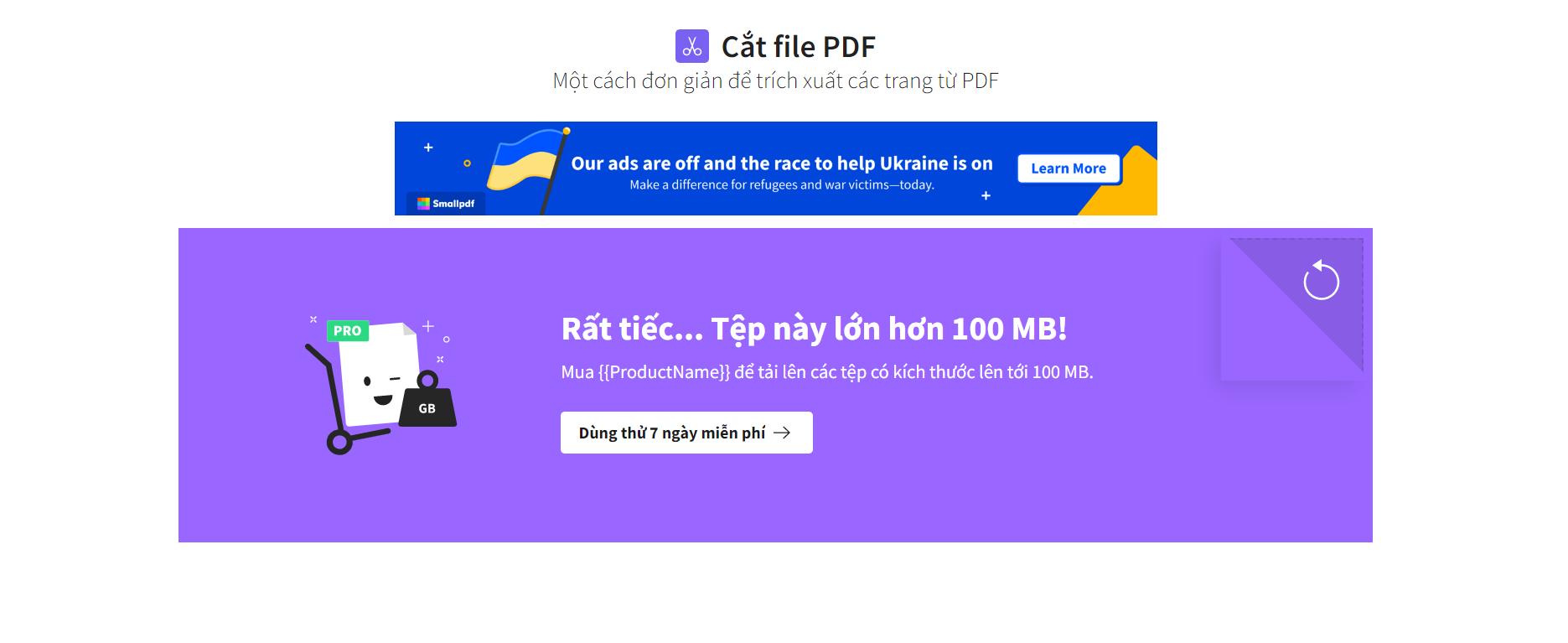 Cách cắt file pdf trên máy tính