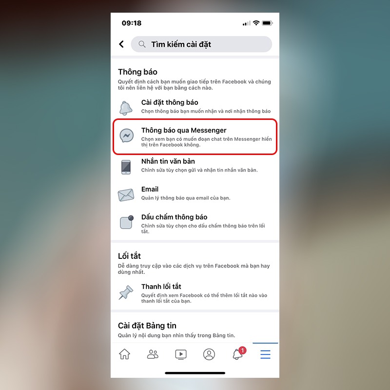 cách mở bong bóng chat Messenger trên iPhone