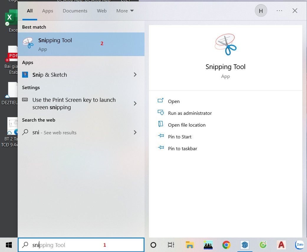 snipping tool win 10