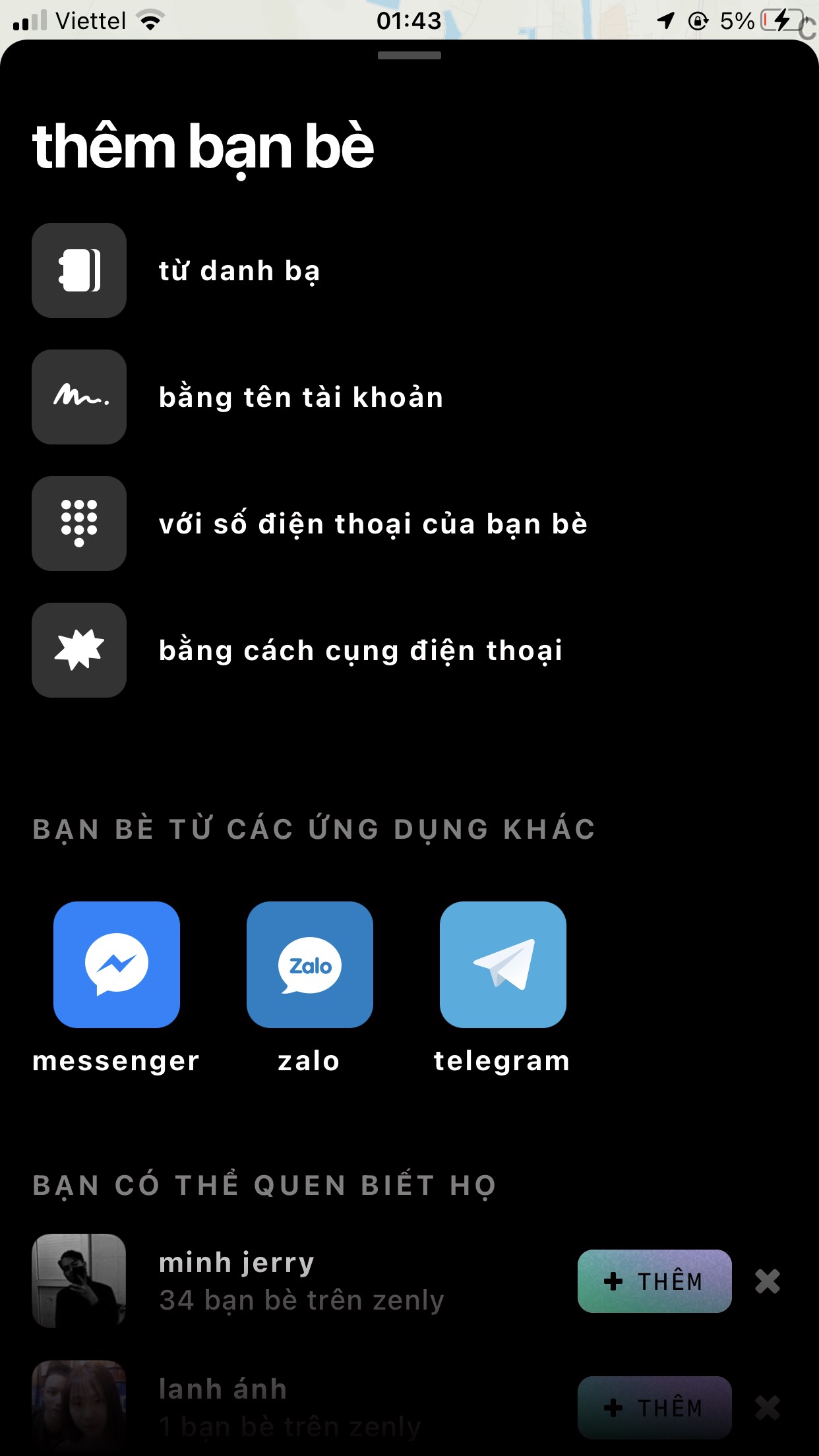 cách sử dụng zenly