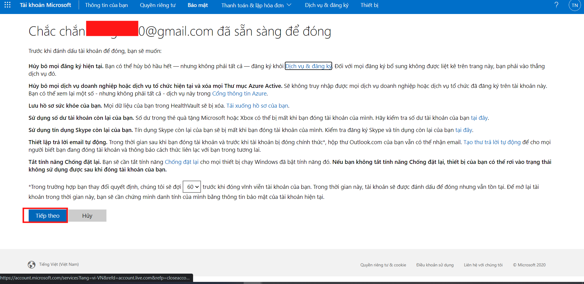 Cách xóa tài khoản microsoft trên win 10