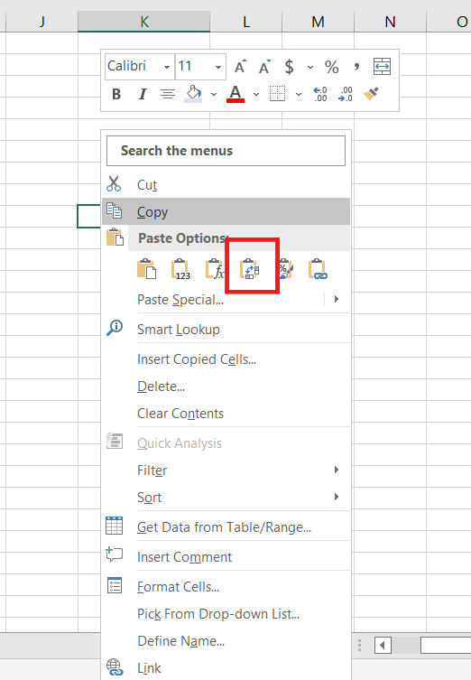 chuyển hàng thành cột trong excel