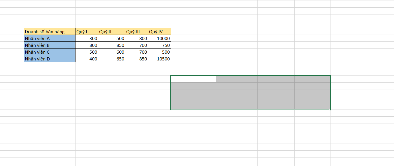 chuyển hàng thành cột trong excel