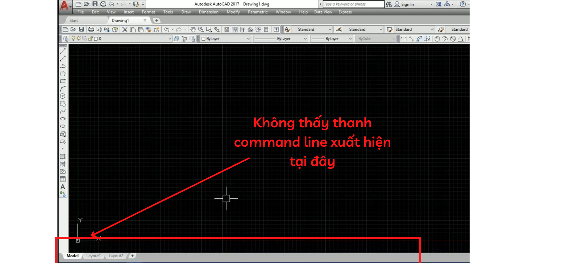 hiện gợi ý lệnh trong cad