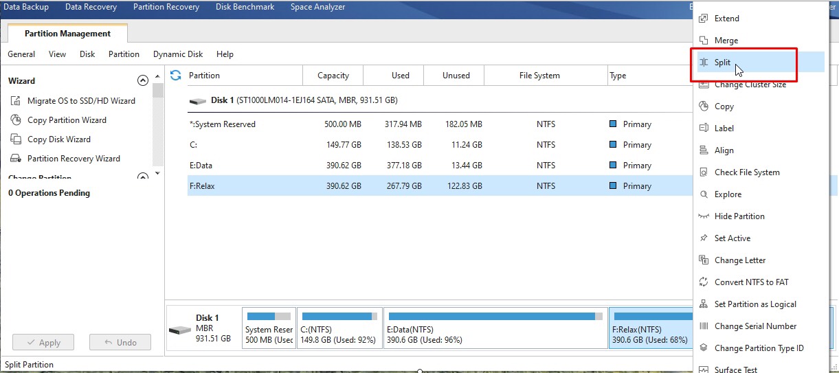 hướng dẫn cách sử dụng Minitool Partition Wizard