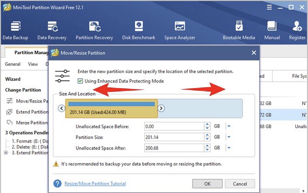 hướng dẫn cách sử dụng Minitool Partition Wizard