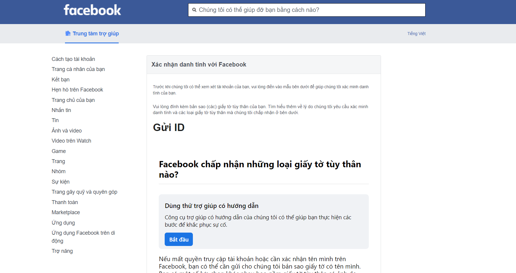 lấy lại mật khẩu facebook không cần số điện thoại