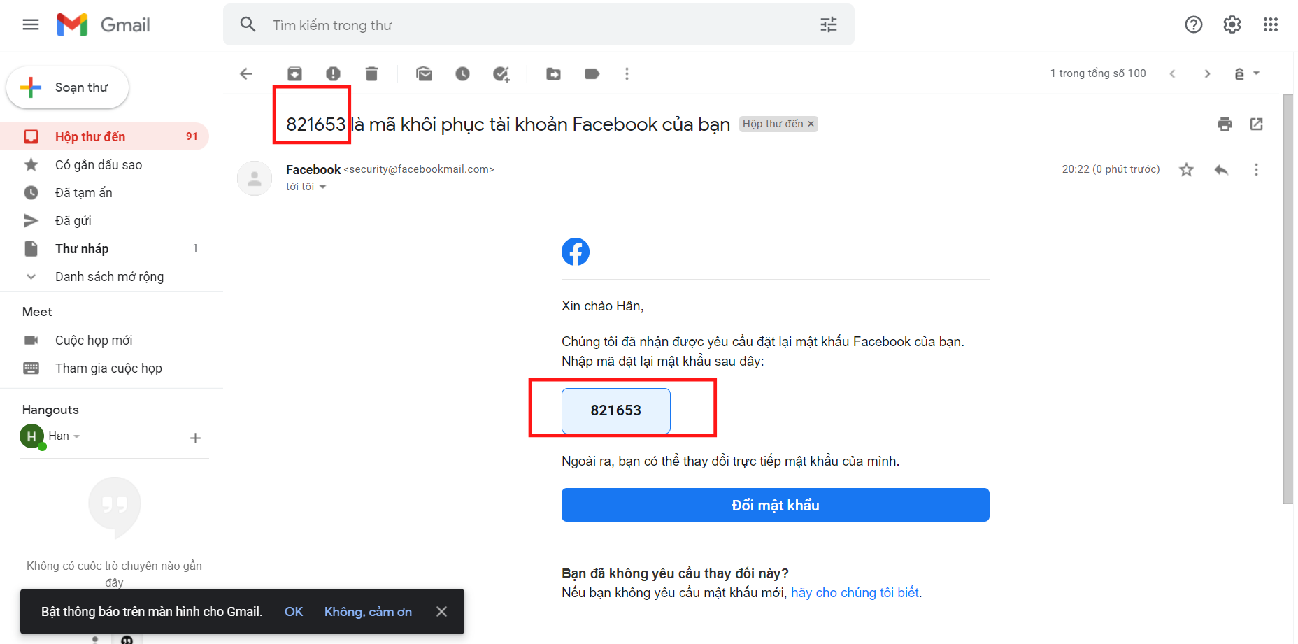 lấy lại mật khẩu facebook không cần số điện thoại