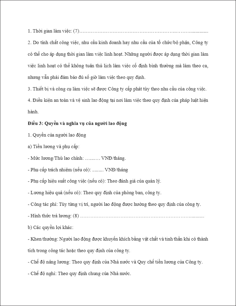 Mẫu hợp đồng điện tử