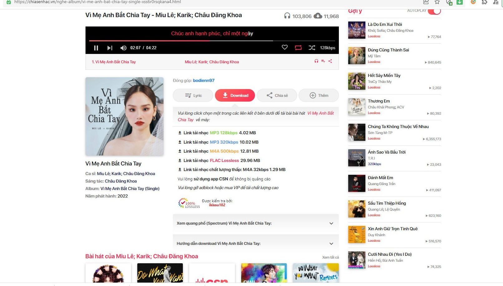 tải nhạc chất lượng cao 320kbps miễn phí