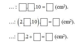 Công thức tính diện tích xung quanh hình trụ