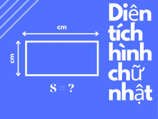 Tính diện tích hình chữ nhật