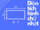 Tính diện tích hình chữ nhật