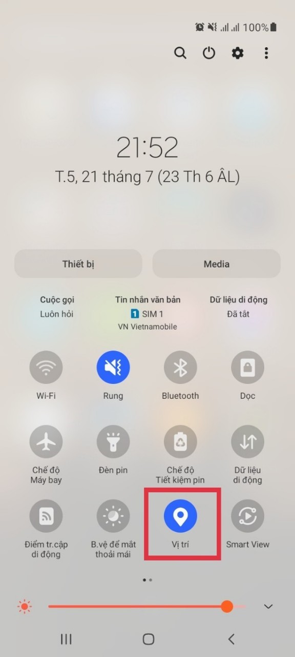 trình quản lý thiết bị android
