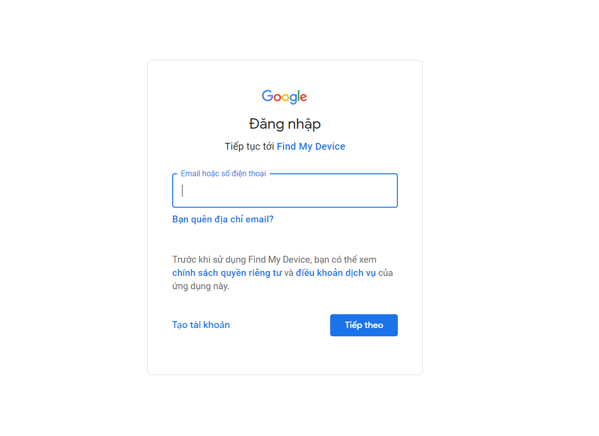 trình quản lý thiết bị android