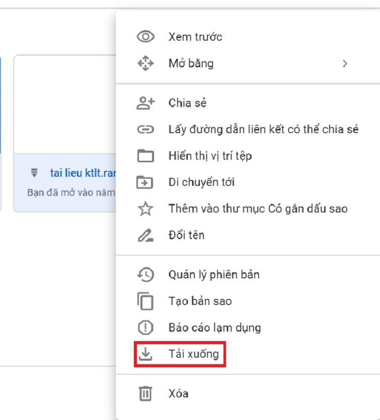 cách tải ảnh trên google drive về điện thoại