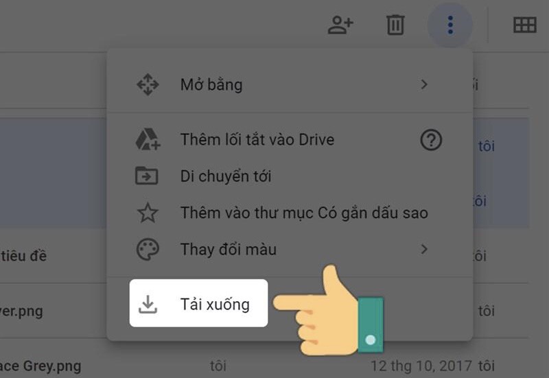 cách tải ảnh trên google drive về điện thoại