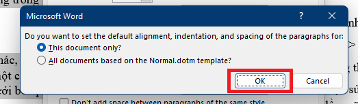 cách chỉnh khoảng cách giữa các dòng trong word