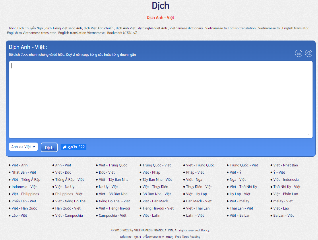 trang web dịch đoạn văn tiếng anh chuẩn nhất