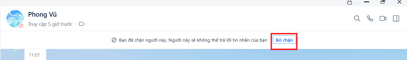 cách chặn tin nhắn từ người lạ trên zalo