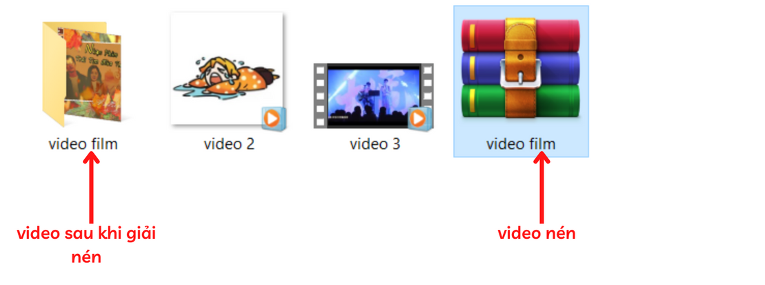 cách giải nén video trên máy tính