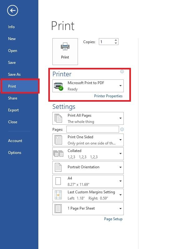 cách in PDF 2 mặt trên một tờ giấy A4