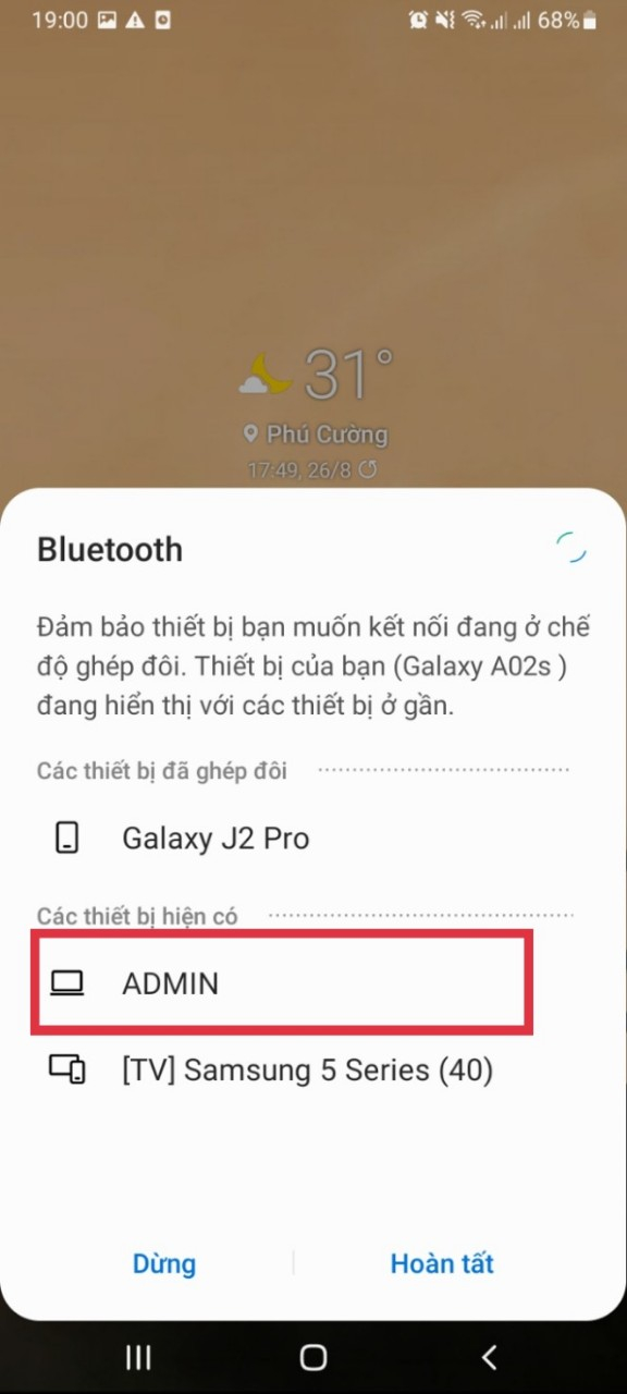 cách kết nối điện thoại với máy tính win 10