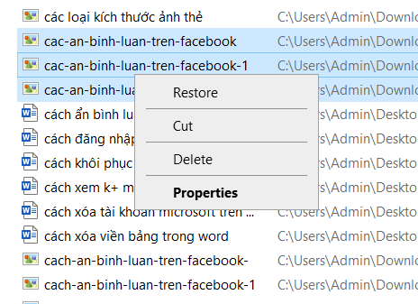 cách khôi phục tệp đã xoá trên máy tính