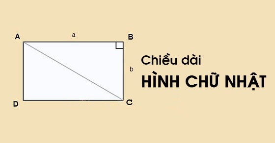 cách tính chiều dài chiều rộng hình chữ nhật