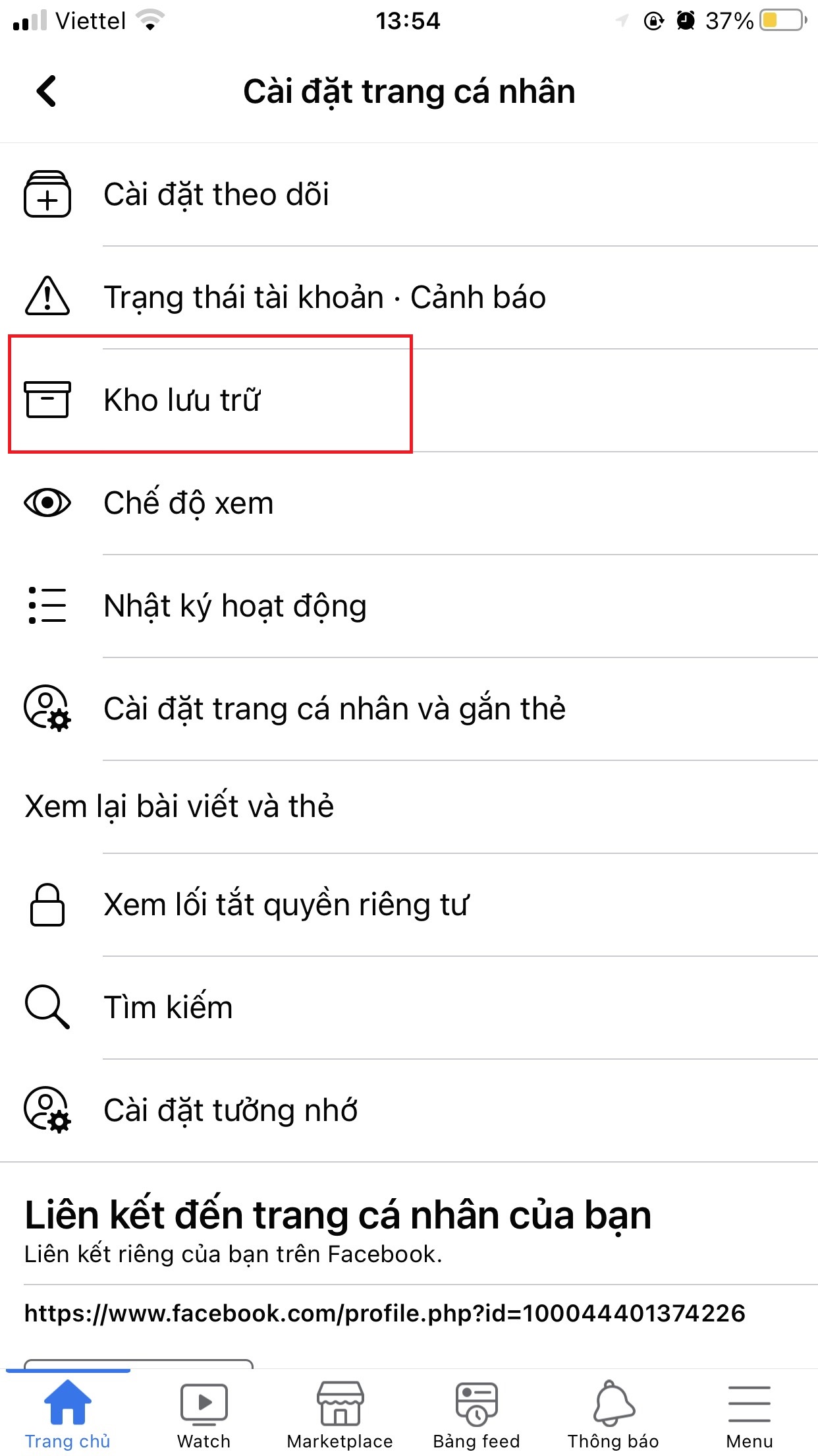 cách xem lại Story cũ trên Facebook