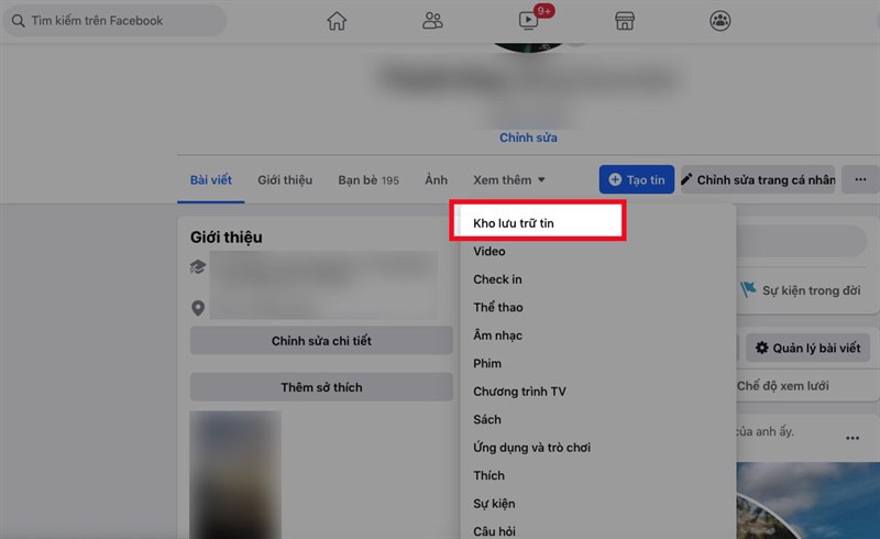 cách xem lại Story cũ trên Facebook