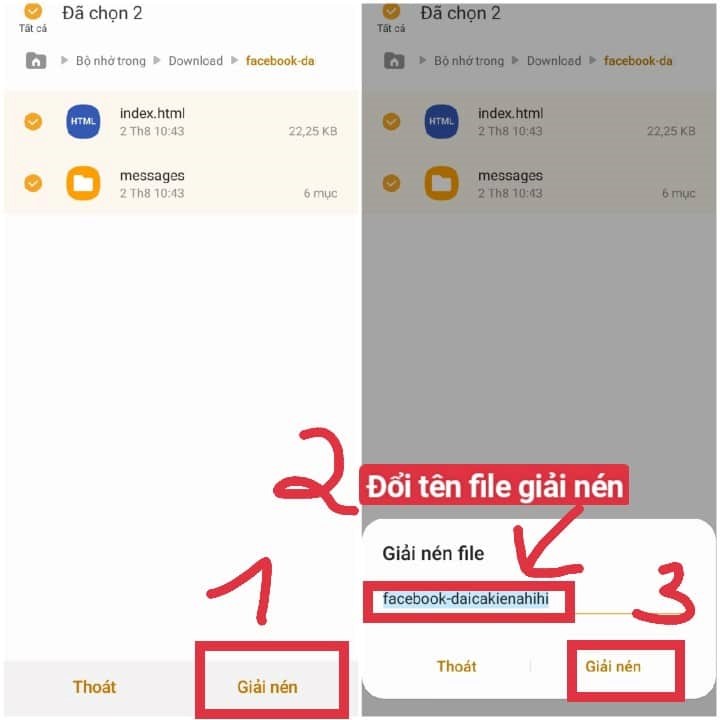 cách xem tin nhắn đã xóa trên messenger